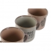 Комплект чаши за кафе части Home ESPRIT Син Розов Каменинов 180 ml 4 Части