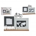 Fotoraam Dreams Must Hall Valge Puit (37,5 x 6 x 26,5 cm)