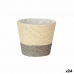 Planter 15 x 15 x 14 cm Grå Naturell Tau Plast (24 enheter)