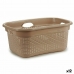 Wasmand Beige Plastic 25 L 42,5 x 25,5 x 63,5 cm (12 Stuks)