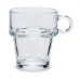 Vnt. kavos puodelių rinkinys 27010 Skaidrus Stiklas 260 ml (26 cl)