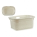 Panier 986485 Blanc Plastique 25 L 42,5 x 25,5 x 63,5 cm