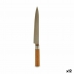 Kuchyňský nůž 3 x 33,5 x 2,5 cm Stříbřitý Kaštanová Nerezová ocel Bambus (12 kusů)