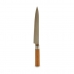 Kitchen Knife Kinvara 43891 Brown Silver Bamboo Stainless steel 3 x 33,5 x 2,5 cm (12 Units)