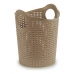 Lighean multifuncțional, din material plastic Rattan Alb Maro Negru 15 L (35 x 28 x 28 cm)