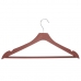 Set of Clothes Hangers Kipit 2601880-6 Brown Plastic 21,3 x 3 x 44 cm (24 Units)