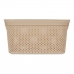 Panier Beige Plastique 5 L 19,5 x 14 x 27,5 cm