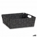 Cabaz Entrançada Preto 3 L (23 x 8 x 27 cm) (48 Unidades)