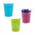 Peg Basket Yellow Blue Orange Pink polystyrene 14 x 17 x 14 cm (12 Units)