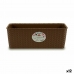 Kukkalaatikko Stefanplast Beige Muovinen 39 x 13,5 x 15,5 cm (12 osaa)