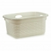 Panier Blanc Plastique 25 L 42,5 x 25,5 x 63,5 cm (12 Unités)