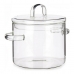 Casserole with Lid Borosilicate Glass Transparent (14,5 x 15,8 x 20 cm)