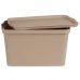 Förvaringslåda med lock Beige Plast 24 L 29,3 x 24,5 x 45 cm (6 antal)