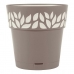 Selvvandende pot Stefanplast 3920111 Brun Beige Plastik 19 x 19 x 19 cm