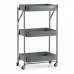 Carrello per Verdure Kinvara B1148I-TJ Grigio Acciaio Plastica 29,5 x 78,5 x 45,5 cm