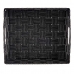 Cestino Kipit Nero Stoffa 23 x 8 x 27 cm