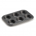 Oven Mould Kinvara CK73973 Dark grey 18,7 x 3,5 x 26,5 cm (6 Pieces) (12 Units)