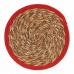 Prestieranie Prírodná Červená Prírodné vlákno (30 x 1 x 30 cm) (48 kusov)