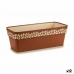 Jardinera Autorriego Stefanplast Cloe Terracota Plástico 17,5 x 17 x 49,5 cm (12 Unidades)