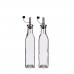 Oil and Vinegar Set Transparent Crystal 300 ml (24 Units)