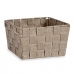 Basket Braiding Brown Cloth (15 x 11 x 20 cm) (24 Units)