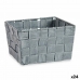 Basket Kipit A3-6878 Grey Cloth 15 x 10,5 x 20 cm Braiding (24 Units)