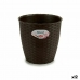 Pot Stefanplast Plastique Chocolat 19 x 17,5 x 19 cm (12 Unités)