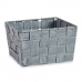 Basket Kipit A3-6878 Grey Cloth 15 x 10,5 x 20 cm Braiding (24 Units)