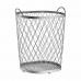 Cesto Prateado Metal 40 L 31 x 54,7 x 46,5 cm (4 Unidades)