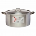 Kookpot met Deksel Zilverkleurig Aluminium 15 L (3 Stuks)