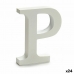 Lettre Pincello P Blanc 2 x 16 x 14,5 cm (24 Unités)