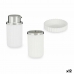 Set da Bagno Berilo 3318-1 Bianco Plastica (12 Unità)