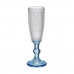 Champagnerglas Punkte Blau Durchsichtig Glas 6 Stück (180 ml)