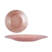 Flat Plate Vivalto 323921P-3 Pink Glass 21 x 2 x 21 cm (6 Units)