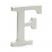 Letter F Wood White (1,8 x 21 x 17 cm) (12 Units)