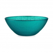 Assiette Plate Luminarc Pampille Turquoise Verre (25 Cm) (24 Unités)