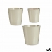 Set of pots Ibergarden LINCE PQ - 7044 Grey Clay (6 Units)