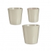 Set of pots Ibergarden LINCE PQ - 7044 Grey Clay (6 Units)