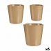 Pottenset Beige Klei (6 Stuks)