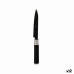 Kuchyňský nůž Mramor 2,5 x 24 x 2,5 cm Černý Nerezová ocel Plastické (12 kusů)