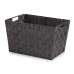 Cabaz Kipit A3-6875 Preto Tecido 25 x 20 x 35 cm (12 Unidades)