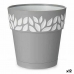 Self-watering flowerpot Stefanplast Grey 15 x 15 x 15 cm White Plastic (12 Units)