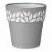 Vaso Autoirrigável Stefanplast Cinzento 15 x 15 x 15 cm Branco Plástico (12 Unidades)