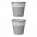 Vaso Autoirrigável Stefanplast Cinzento 15 x 15 x 15 cm Branco Plástico (12 Unidades)