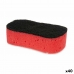 Schuurspons Zwart Rood Schuim Schuurvezel 7,3 x 4 x 12,3 cm (40 Stuks)