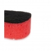 Schuurspons Zwart Rood Schuim Schuurvezel 7,3 x 4 x 12,3 cm (40 Stuks)