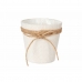 Cache-pot Lien Blanc Corde Plastique 14 x 12,5 x 14 cm 14 x 14 x 14 cm (24 Unités)