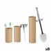 Set de Baño Berilo B6274 S3-2 Marrón Plástico (8 Unidades)