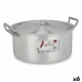 Ponev s pokrovom Srebrna Aluminij 6,5 L 35 x 16 x 28 cm (6 kosov)