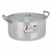 Kookpot met Deksel Zilverkleurig Aluminium 6,5 L 35 x 16 x 28 cm (6 Stuks)